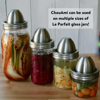 Le Parfait French Glass Screw Top Storage Jar Set in Mixed at Urban Outfitters