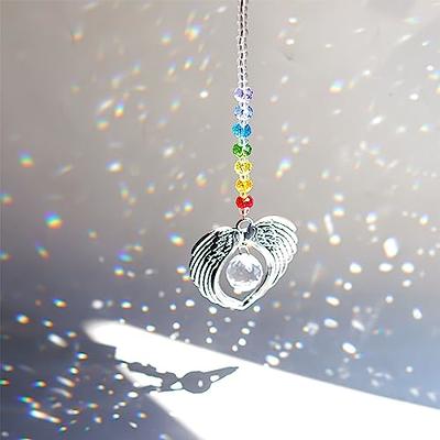 Best Deal for H&D HYALINE & DORA Crystal Glass Suncatcher Chakra Colors