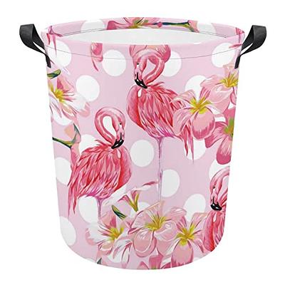 Small Collapsible Storage Bin Flowers