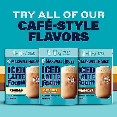 IHOP Pumpkin Spice Iced Latte with Cold Foam Instant Coffee Beverage Mix,  5.82 oz, 6 Packets