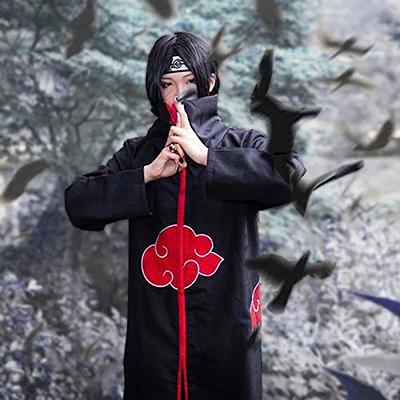  Unisex Akatsuki Cloak Itachi Uchiha Tobi Obito Cloak Halloween Cosplay  Costume Long Robe Cape Adults XXL : Clothing, Shoes & Jewelry