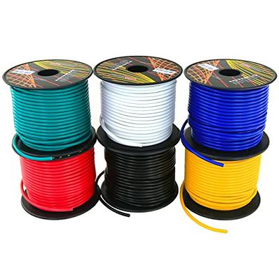 Trailer Wire Light Cable for Harness 6 Way Cord 16 Gauge - 100ft