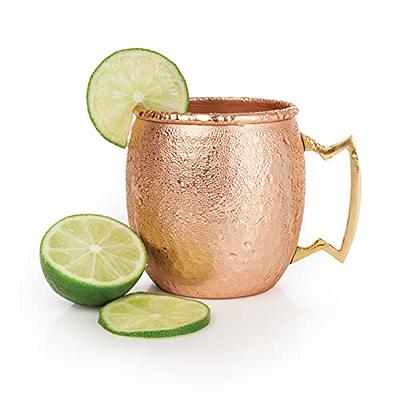 HAMMERED COPPER INSULATED 20 OZ TUMBLER MOSCOW MULE DRINK GLASS