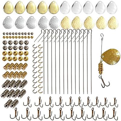 Fishing Spinner Blades Lures Kit 40pcs Colorado Blade DIY Lure Making  Supplies for Spinner Spinnerbaits Walleye Rigs Bass Trout Salmon Fishing  Lures Rig - Yahoo Shopping