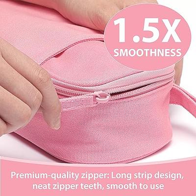 Sooez Large Pencil Case, Expandable Pencil Bag with 6 Compartments, Big  Capacity Canvas Pencil Pouch Organizer with Zipper, Portable Stationery Pen