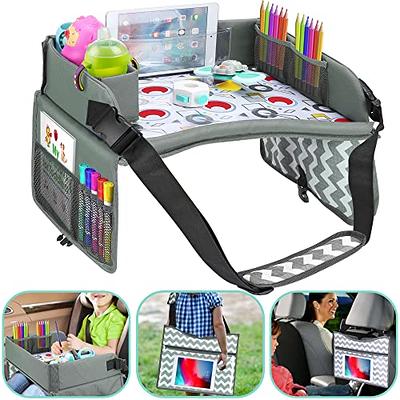 MADSON KIDS Madson Kids Travel Tray - Toddler car Seat - Lap Desk & Dry  Erase Board - Activity Organizer with Markers - Food & Snack Table 