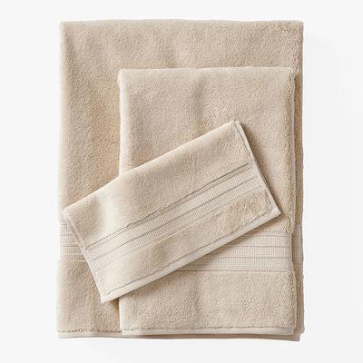 Delara Organic Cotton Luxuriously Plush Bath Towel Pack of 4 | GOTS & Oeko-Tex Certified | Premium Hotel Quality Towels | Feather Touch Technology