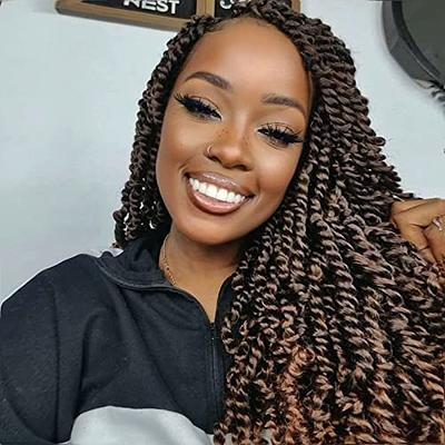 COOKOO 10 Inch Goddess Box Braids Crochet Hair With Curly Ends 8 Pack  Bohemian Hippie Box Braids Pre-looped Crochet Hair Synthetic Crochet  Braiding Hair for Black Women 1B 10 Inch (Pack of 8) 1B