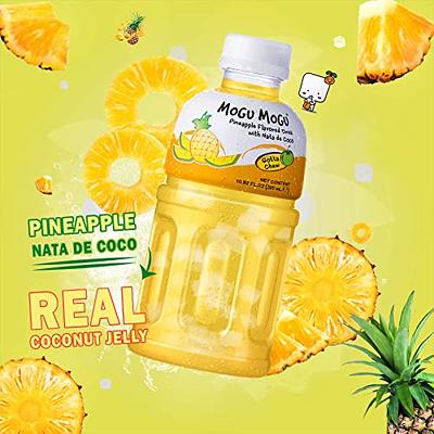 Mogu Mogu Fruit Juice with Nata De Coco, 10.82 oz (Pack of 24) (Lychee)