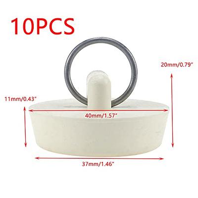 Bath Tub Drain Stoppers, Sink Bathtub Plug Rubber Kitchen Bathroom Laundry  Bar Water Stopper Seal with Hanging Ring 