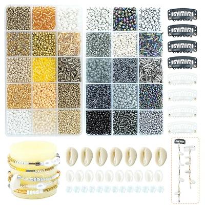 YQ 1900 Pcs Black Letter Beads, 4x7mm Alphabet Beads for Bracelets  Making,Alphabet Letter Beads Round AZ and Pearls Silver Beads, Friendship  Bracelet