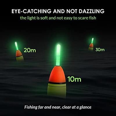 25/50 Fishing Glow Sticks Rod Tip Glow Sticks Fishing Rod Floats