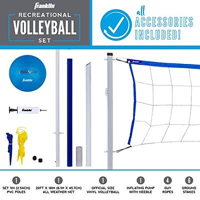 Franklin Sports Volleyball Net Sets - Backyard + Beach Portable