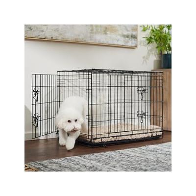 FRISCO Quilted Dog Crate Mat, Ivory, 54-in 