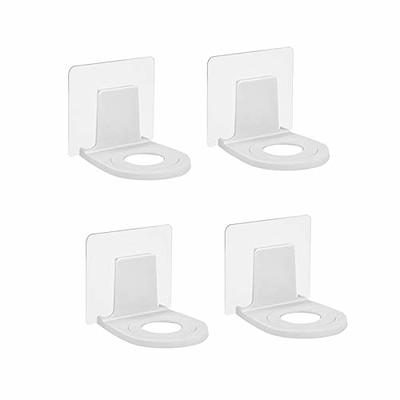 KNNRIIM 4 Pack Shower Gel Bottle Rack Hook Self Adhesive Wall Mounted No  Drilling Shampoo Dispenser Bottle Holder Hook Hand Soap Dispenser Holder  Liquid Soap Shower Holder for Wall Kitchen Bathroom 