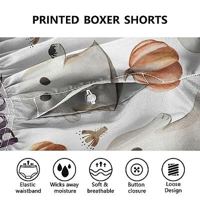 Fisyme Ghosts Pumpkins Halloween Boxers for Men, Boxer Shorts Soft Mens Underwear  Boxer Briefs, S Multi - Yahoo Shopping