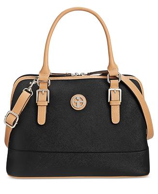 Giani Bernini Saffiano Dome Satchel, Created for Macy's - Black - Yahoo  Shopping