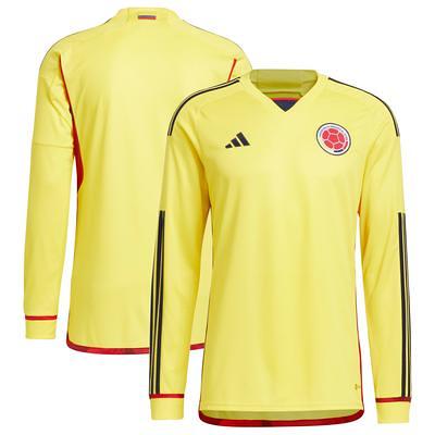 Men's Nike Yellow Brazil National Team 2022/23 Home Breathe Stadium Replica  Blank Jersey