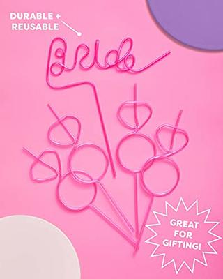 xo, Fetti Bachelorette Party XL Bride Straw | Bridal Shower Decorations +  Bride To Be Gift