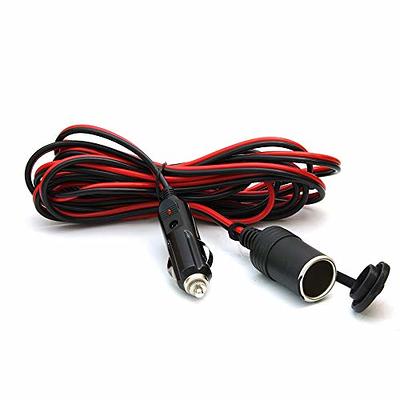 12V Fused Male Cigarette Lighter Plug, Replacement Car Adapter