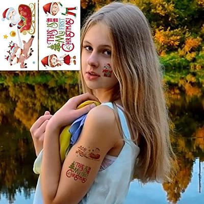 Ellie Cosplay Tattoos Last of US 2 Tattoos Sticker Waterproof Arm Flower  Arm Tattoos Sticker Game Props Boys and Girls Fashion