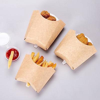 French Fry Disposable Paper Boxes, Boxes Pack French Fries