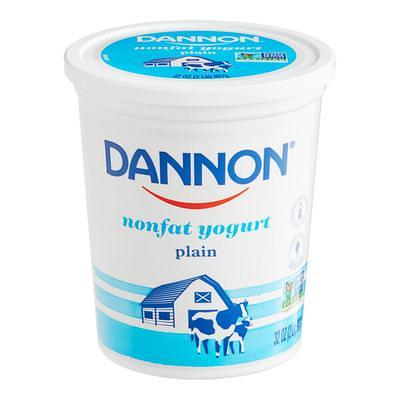 Dannon YoCream Non-Fat No Sugar Added Vanilla Frozen Yogurt Mix 0.5 Gallon  - 6/Case