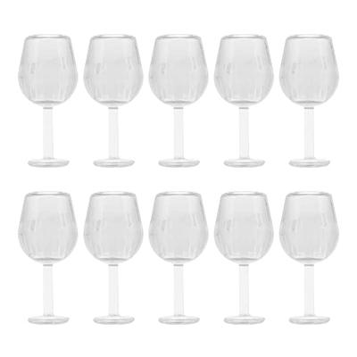 Ipetboom Dollhouse Wine Glasses, 10pcs Mini Shot Glass Tiny Wine Glass  Dollhouse Miniatures Glasses Toys Goblets Cups Model Feature - Yahoo  Shopping