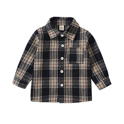 CLOUD PLAID BOYFRIEND FLANNEL SHIRT