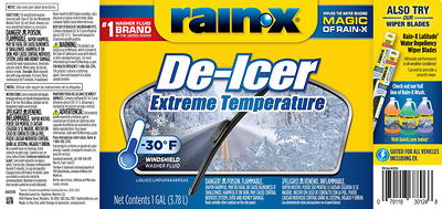 Rain-X Windshield Washer Fluid -25 Degree with De-Icer and Rain