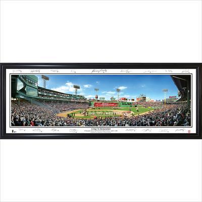 MLB Boston Red Sox - Drip Helmet 20 Wall Poster, 22.375 x 34, Framed