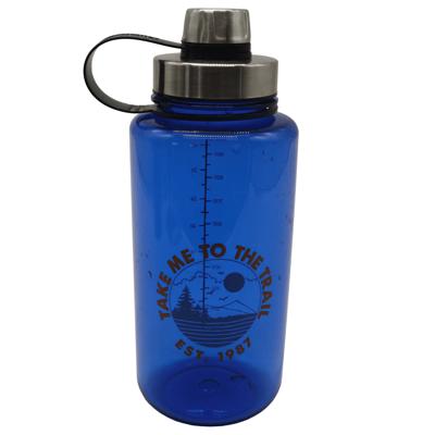 Wholesale 32 oz. Guzzler Flip Top Water Bottle | Plastic Water Bottles |  Order Blank