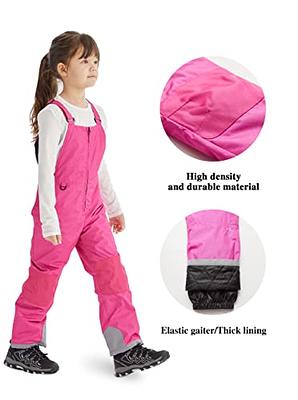  WULFUL Womens Insulated Snow Bibs Waterproof Winter Ski Pants  Snowboarding Overalls Rose Red : Clothing, Shoes & Jewelry