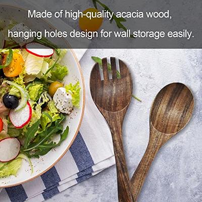 Acacia Salad Tosser Spoon & Fork 10