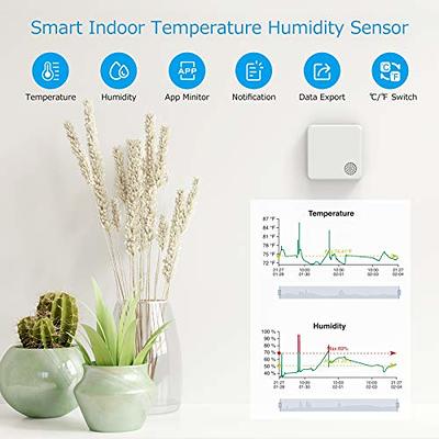 Govee WiFi Hygrometer Thermometer 6 Pack H5100, Indoor Wireless Temperature  Humidity Sensor Monitor with Remote App Notification Alert, 2 Years Free  Data Storage Export, for Home, Greenhouse - Yahoo Shopping