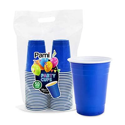 PAMI 5oz Clear Plastic Cups [Pack of 100] - Disposable Drinking