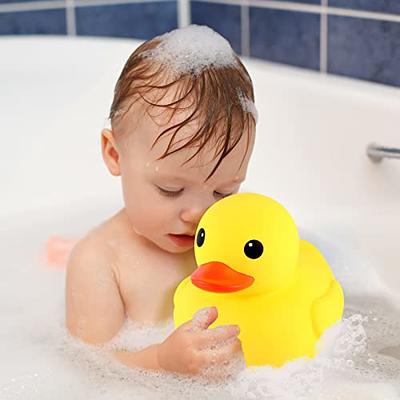 Jumbo Rubber Duck Bath Toy - Giant Ducks Big Duckie Baby Shower Birthday  Party Favors 8-Inches (Yellow)