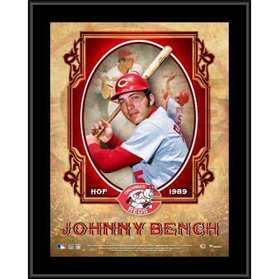 Johnny Bench HOF 89 Autographed Cincinnati Reds Jersey (Fanatics & MLB)