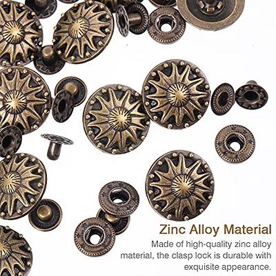 10 Pcs Alloy Rhinestone Pearl Buttons for Sewing Metal Trench