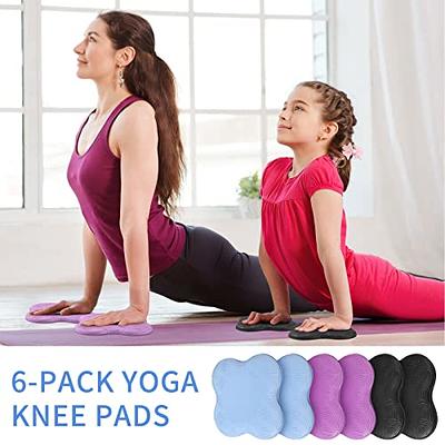 ZEALTOP Zealtop Yoga Knee Pad cushion Extra Thick for Knees Elbows Wrist  Hands Head Foam Yoga Pilates Work Out Kneeling pad (Lake Blue 2