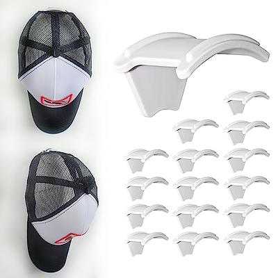 24 Pack Adhesive Wall Hat Hooks for Baseball Caps Door Closet Organizer