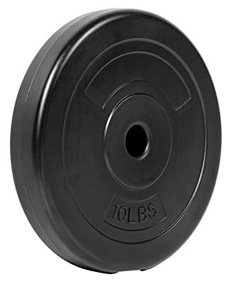 BalanceFrom Cast Iron Plate Weight Plate for Strength Training,  Weightlifting and Crossfit, 1-Inch or 2-Inch, Standard or Olympic