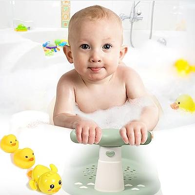 Baby Bath Seat,Baby Bathtub Seat for Sit-up,Baby Shower Chair Infant Bath  Seat for Baby 6-36 Months with 4 Secure Suction Cups,Adjustable Backrest