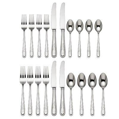 dokaworld Stainless Steel Flatware - Silverware Set for 8-40 Piece Cutlery  Set - 18/10 Flatware Set - Silverwear Set - Dinnerware Stainless Steel