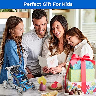 STEM Kits for Kids Age 6-8, Crafts for Boys 8-12, Craft Projects Car  Building Kit, Electronic Engineering Toys Science Gifts, Build Robot DIY  Activity