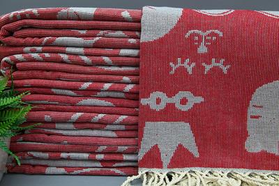 Biltmore Egyptian Towel Collection, Red, Washcloth, Cotton