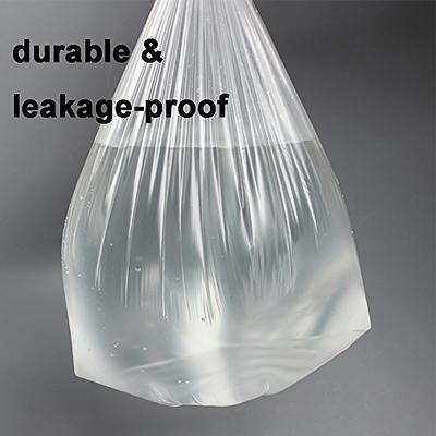 Small Trash Bags, Inwaysin Small Garbage Bags 4-6 Gallon Biodegradable Can  Liners Thicken, Size Expanded, White 200 Counts