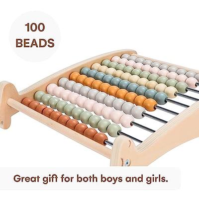 Wooden Abacus Maths Games With 100 Beads For Kids