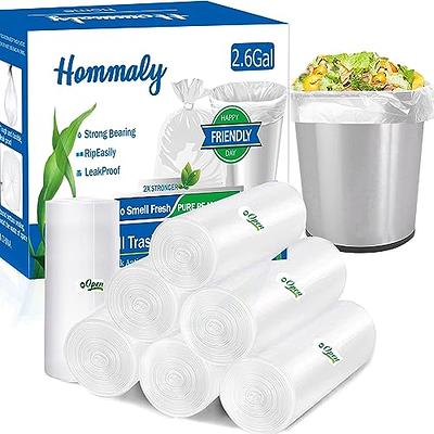 Small Garbage Bags 1.2 Gallon, 80 Counts Biodegradable Trash Bags Mini  Trash Can Liners(Unscented)