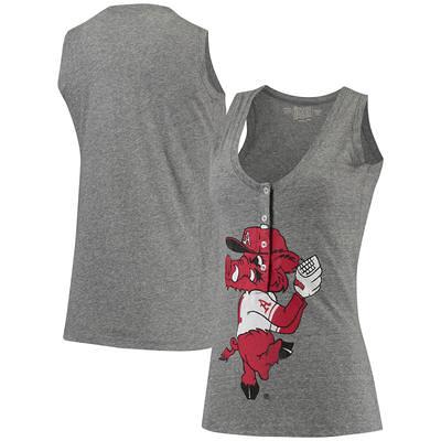 Majestic Houston Astros Heathered Gray Big & Tall Muscle Tank Top